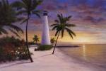 Lighthouse-Key Biscayne by Diane Romanello