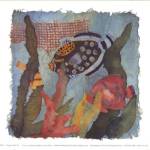 Linn Done - Tropical Fish IV Size 10x10 by Linn Done