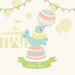 Little Circus Seal Pastel by Cleonique Hilsaca