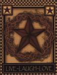 Live, Laugh, Love Star by Carrie Knoff