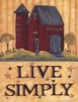 Live Simply Barn by Lisa Hilliker