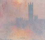 London Houses of Parliament by Claude Monet