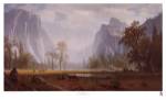 Looking Up The Yosemite Valley by Albert Bierstadt