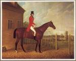 Lord Bolton on a Bay Hunter by David Dalby