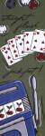 Louise Max - Poker Size 8x24 by Louise Max