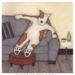 Lounging Dog by Helga Sermat