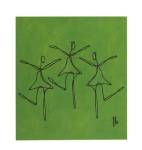 Love - Green Dancers by Joyce McAndrews