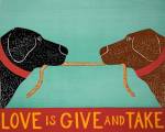Love Is Black Choc by Stephen Huneck