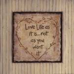 Love Life As It Is by Karen Tribett