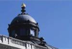 Low angle view of a government building, Library of Congress, Washington DC, USA