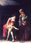 Madonna and Child with a Serpent, 1605 by Caravaggio