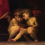 Madonna Enthroned with 4 Saints, 1518 (detail) by Rosso Fiorentino