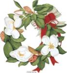 Magnolia Wreath by Nancy Kaestner