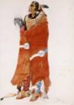 Mahchsi-Karehde, Mandan Man by Carl Bodmer