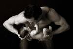 Man and Baby by Tanya Hovey