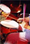Man playing the drums