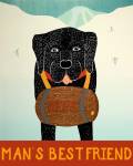 Mans Best Friend Black by Stephen Huneck