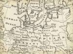 Map of Europe Grid V by T Jeffreys