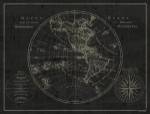 Mappemonde Etching v2 by Wild Apple Portfolio