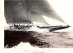 Mariner's Museum - Rainbow's Finish 1934 Vintage Maritime Size 22x28 by Mariner's Collection