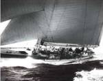 Mariner's Museum - Rainbow's Run 1934 Vintage Maritime Size 10x12 by Mariner's Collection