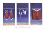 Michele Killman - Dryin in the Sun I Size 24.5x15.5 by Michele Killman