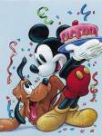 Mickey and Pluto- A Celebration with Friends by Walt Disney