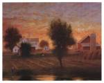 Midwest Farm Pond by Raymond L. Knaub
