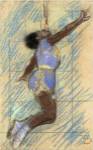 Miss Lala at the Fernando Circus by Edgar Degas