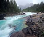 Mistaya River in Banff National Park in Alberta, Canada by Chuck Haney / Danita Delimont