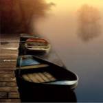 Misty Boats by Steven Mitchell