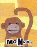Monkey - mini by Jill Connor