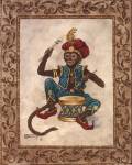 Monkey With Drum by Janet Kruskamp