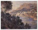 Monte Carlo Vue De Cap Martin by Claude Monet