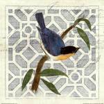 Monument Etching Tile I Blue Bird by Wild Apple Portfolio