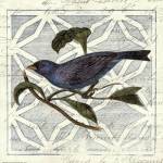 Monument Etching Tile II Blue Bird by Wild Apple Portfolio