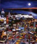 Moonlight Over Manhattan by Linnea Pergola