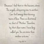 More Than Mother by Edgar Allan Poe by Veruca Salt