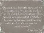 More Than Mother, Edgar Allan Poe by Veruca Salt