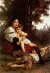 Mother and Children by William Adolphe Bouguereau