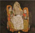Mother with Two Children by Egon Schiele