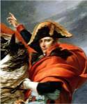 Napoleon Crossing the Alps, detail by Jacques-Louis David