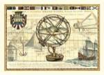 Nautical Map I by Deborah Bookman