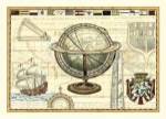 Nautical Map II by Deborah Bookman