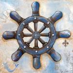 Nautical Wheel by Gina Ritter