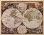 New World Map, 17th Century by Nicholas Visscher