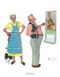 New Year Look by Norman Rockwell