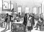 New York City - Coloured Refugees from Arkansas Awaiting Transportation to Liberia