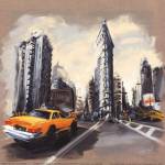 New York - Flatiron Building by Sandrine Blondel