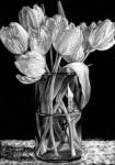 Nine Tulips by Sandra Willard